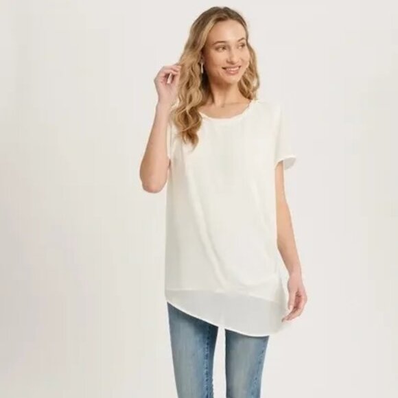 CLEAR OUT!!!! Asymmetric Modern Draped Top - Picture 5 of 12